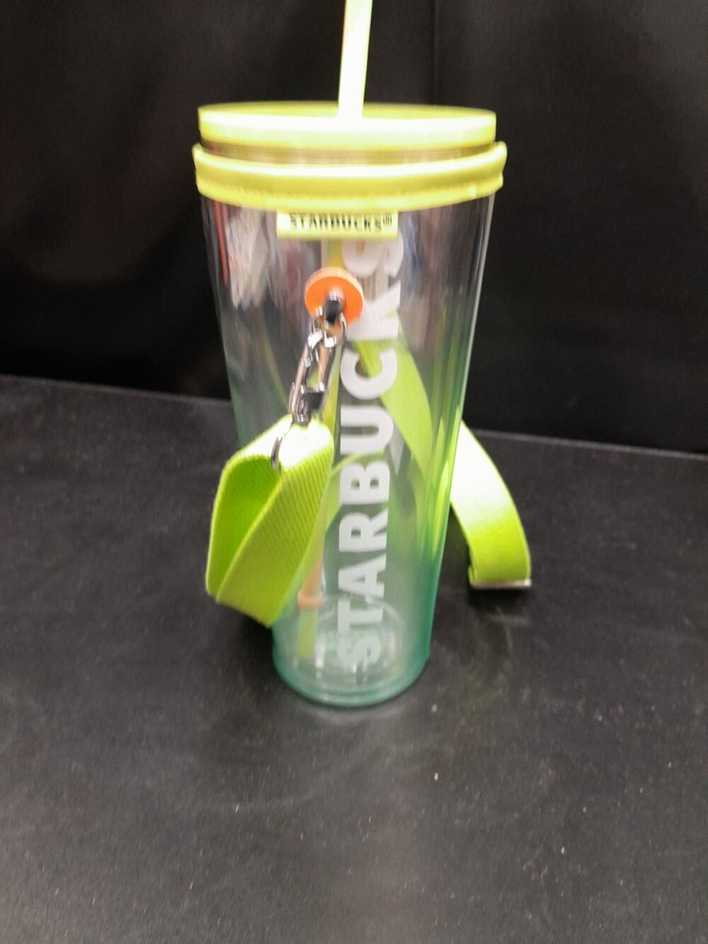 Starbucks Cold Cup & Carry Case, 24oz, Vibrant Yellow New